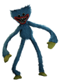 An alternate render of Aggressive Huggy with him chasing and about to grab The Player.