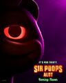 Sir Poops-A-Lot seen in a parody for the FNaF movie poster.