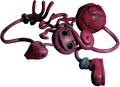 A render of Mommy Long Legs's corpse after being crashed by the grinder.