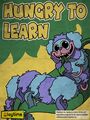 A poster of PJ Pug-a-Pillar eating leaves alongside the text "Hungry To Learn"