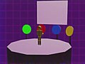 The Player seen playing Musical Memory within the Musical Memory Tutorial.