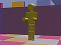 The Player seen playing Statues within the Statues Tutorial.