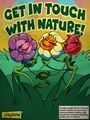 “Get in touch with nature” poster.