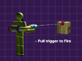 "Pull trigger to Fire"