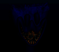 A twisted and disturbing visage of Huggy's head found in the game files. Where and why this image would be used is completely unknown.