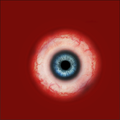 A texture of Poppy Playtime's eye. The file name is: Eye_BaseColor.uasset.