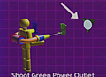 "Shoot Green Power Outlet"